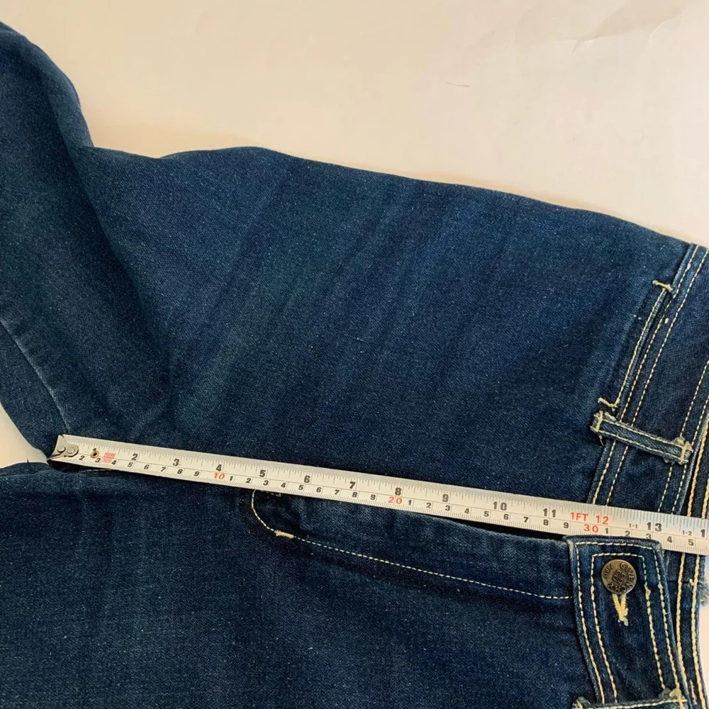 Vintage Givenchy 70's style straight leg high rise jeans. Size 28. - Picture 15 of 17